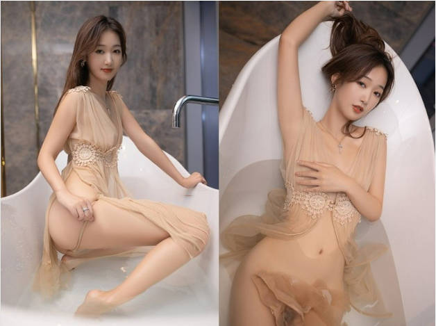 秀人网极品嫩模『唐安琪』薄纱套装真空丝袜 完美露脸 未上架打赏图82P 高清1080P版